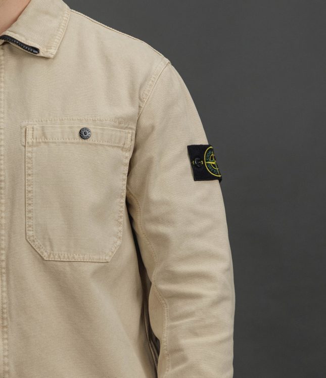 Чоловічий оверширт STONE ISLAND 151200014-S0184 V019A, колір бежевий | Ціна 26499 грн, фото 5