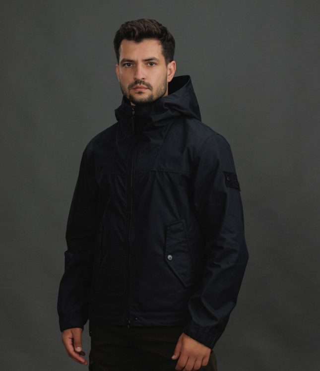 Чоловіча куртка STONE ISLAND ALL-WEATHER COTTON CANVAS S.I. GHOST 154100037-S0F01 V0029, колір чорний | Ціна 62999 грн, фото 1