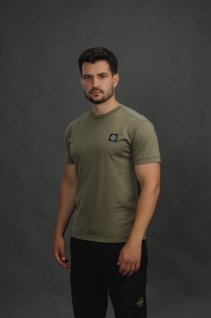 Чоловіча футболка STONE ISLAND 152100027-S0013 V005G, колір зелений