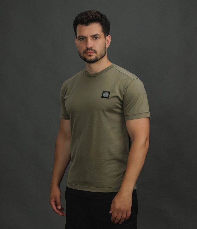 Чоловіча футболка STONE ISLAND 152100027-S0013 V005G, колір зелений | Ціна 9499 грн, фото 1
