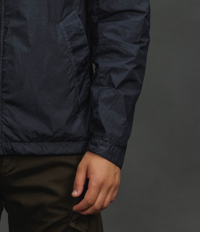 Чоловіча куртка STONE ISLAND GARMENT DYED CRINKLE REPS NY 154100001-S0A23 V0020, колір синій | Ціна 35999 грн, фото 6