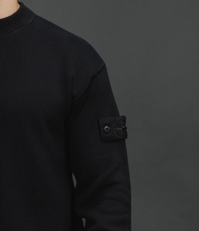 Чоловічий светр STONE ISLAND 155100063-S00FA V0029, колір чорний | Ціна 31999 грн, фото 4