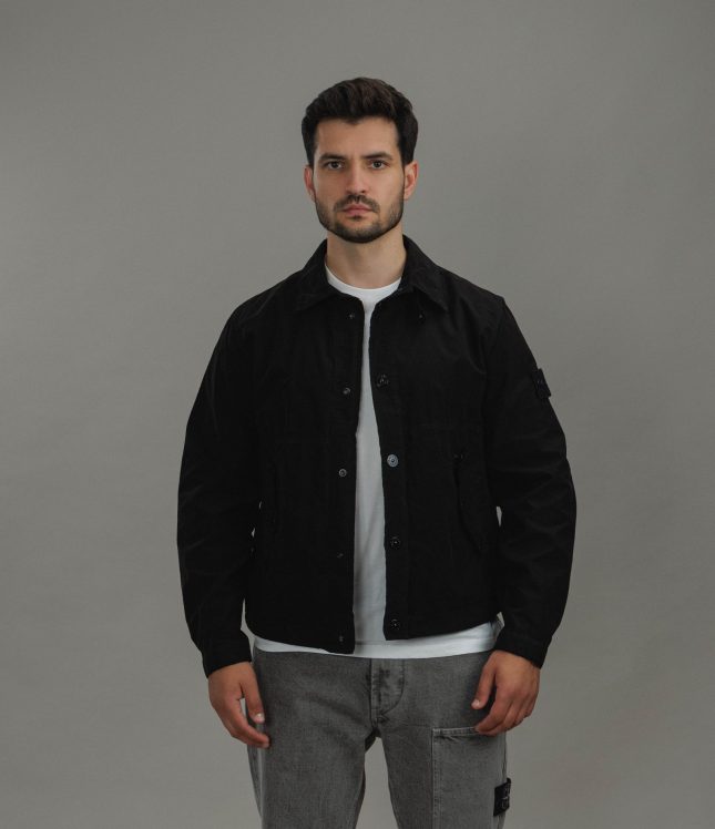 Чоловіча куртка STONE ISLAND DAVID LIGHT-TC S.I. GHOST 154100036-S0F33 V0029, колір чорний | Ціна 53499 грн, фото 4