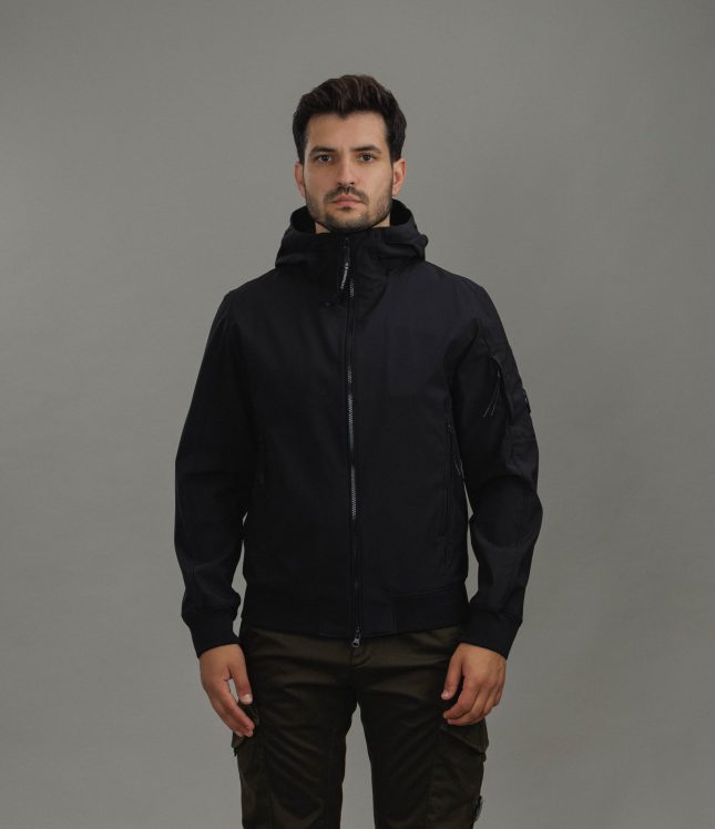 Чоловіча куртка C.P. COMPANY SHELL-R MEDIUM JACKET CMOW729A 005968A COL:999, колір чорний | Ціна 20499 грн, фото 2