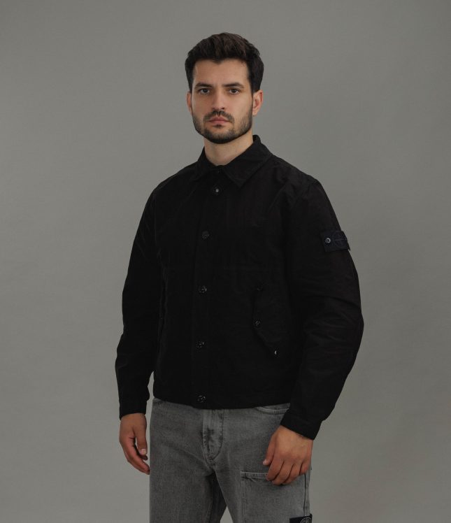 Чоловіча куртка STONE ISLAND DAVID LIGHT-TC S.I. GHOST 154100036-S0F33 V0029, колір чорний | Ціна 53499 грн, фото 1