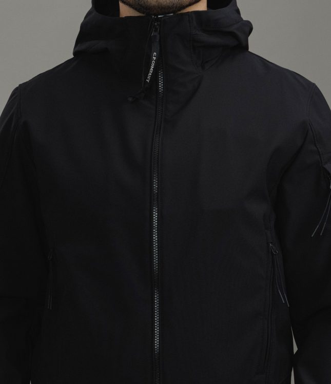 Чоловіча куртка C.P. COMPANY SHELL-R MEDIUM JACKET CMOW729A 005968A COL:999, колір чорний | Ціна 20499 грн, фото 3