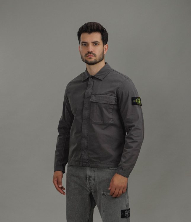 Чоловічий оверширт STONE ISLAND 151200013-S0A10 V0065, колір сірий | Ціна 27499 грн, фото 1