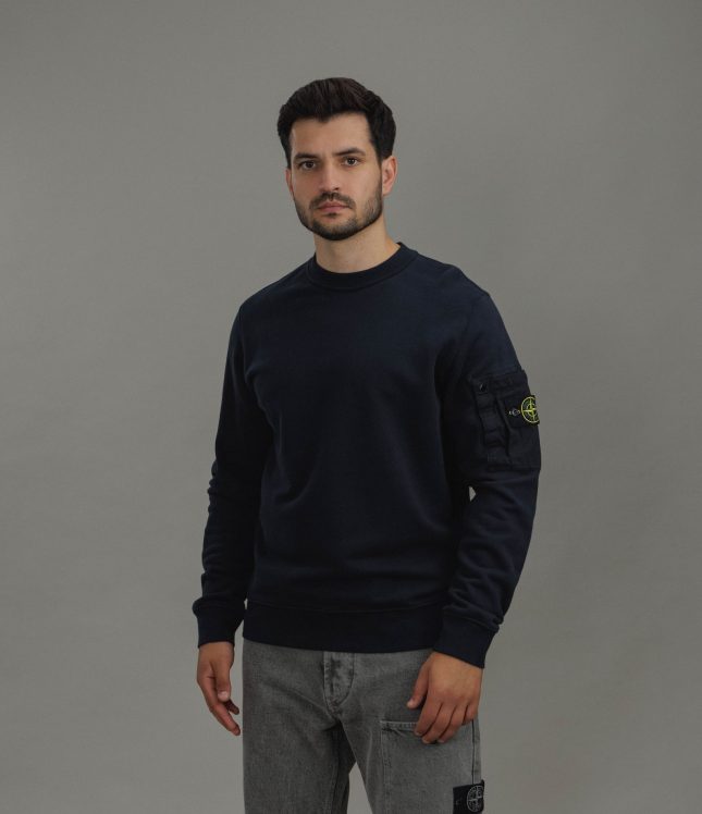 Чоловічий світшот STONE ISLAND 156100019-S0410 V0020, колір синій | Ціна 19999 грн, фото 1