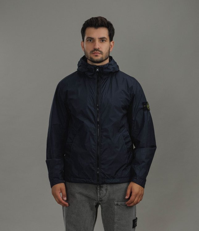Чоловіча куртка STONE ISLAND GARMENT DYED CRINKLE REPS NY 154100001-S0A23 V0020, колір синій | Ціна 35999 грн, фото 2