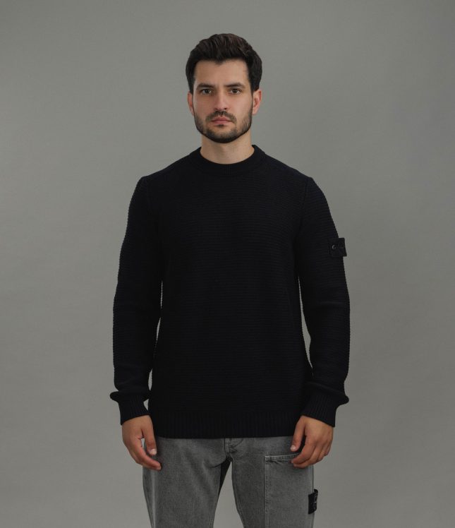 Чоловічий светр STONE ISLAND 155100032-S00FA V0029, колір чорний | Ціна 30999 грн, фото 2