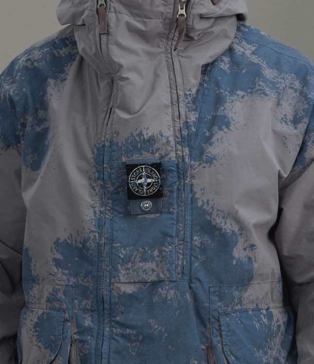 Чоловіча куртка STONE ISLAND HAND PAINTED DAVID LIGHT-TC 15Q100031-S0434 V0060, колір сірий | Ціна 112999 грн, фото 3