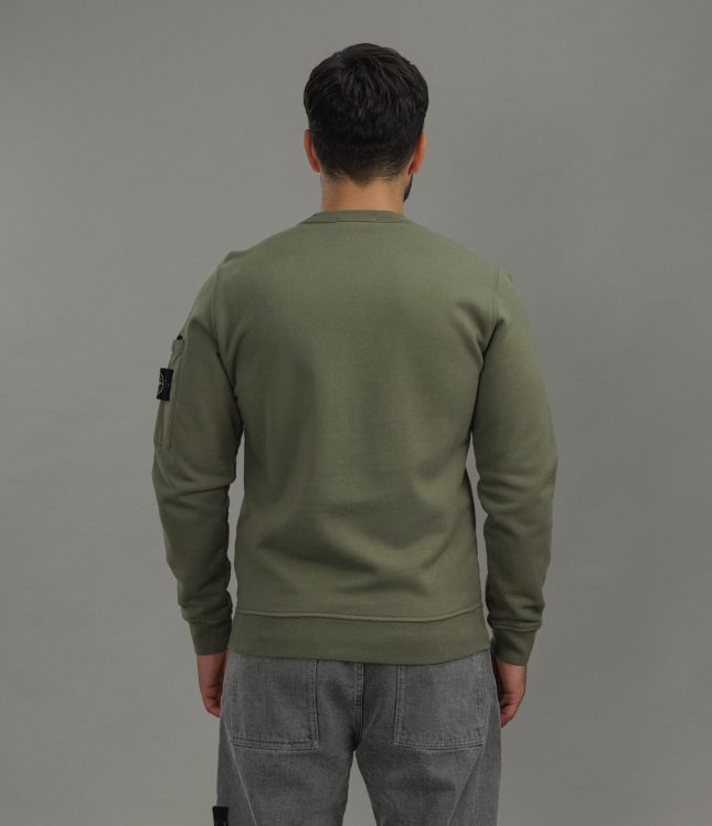 Чоловічий світшот STONE ISLAND 156100019-S0410 V005G, колір зелений | Ціна 19999 грн, фото 8