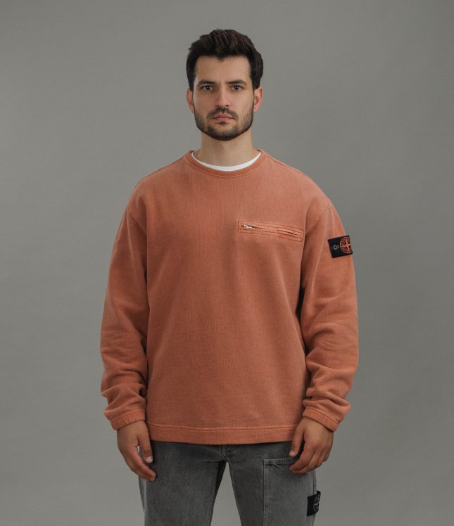 Чоловічий світшот STONE ISLAND MINERAL DYED 156100028-S00T7 V0015, колір рожевий | Ціна 33999 грн, фото 2