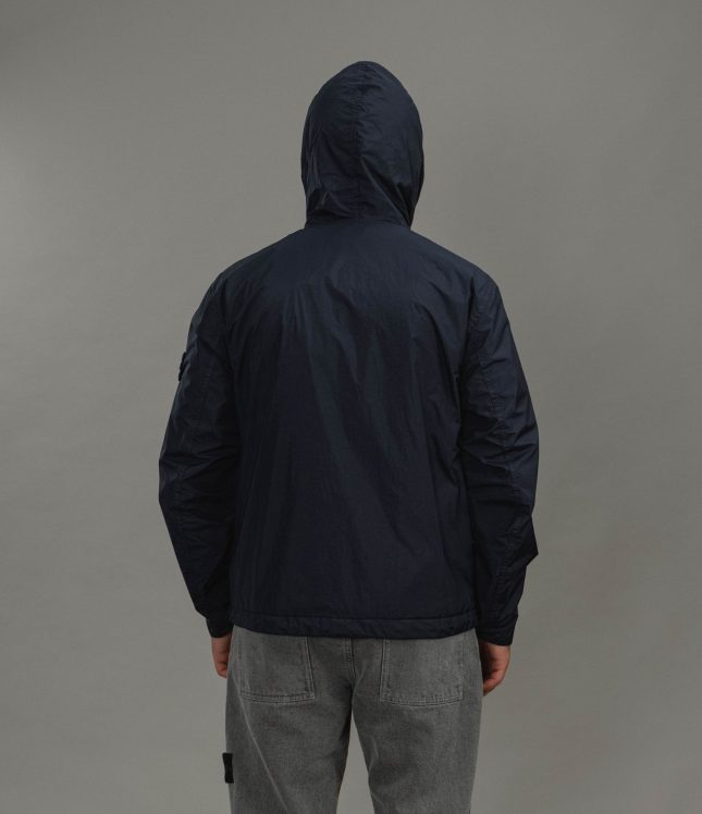 Чоловіча куртка STONE ISLAND GARMENT DYED CRINKLE REPS NY 154100001-S0A23 V0020, колір синій | Ціна 35999 грн, фото 9