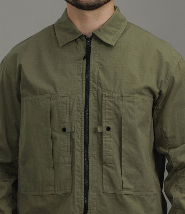 Чоловічий оверширт STONE ISLAND 151200005-S0298 V005G, колір зелений | Ціна 27499 грн, фото 5