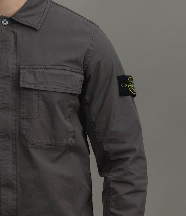 Чоловічий оверширт STONE ISLAND 151200013-S0A10 V0065, колір сірий | Ціна 27499 грн, фото 6