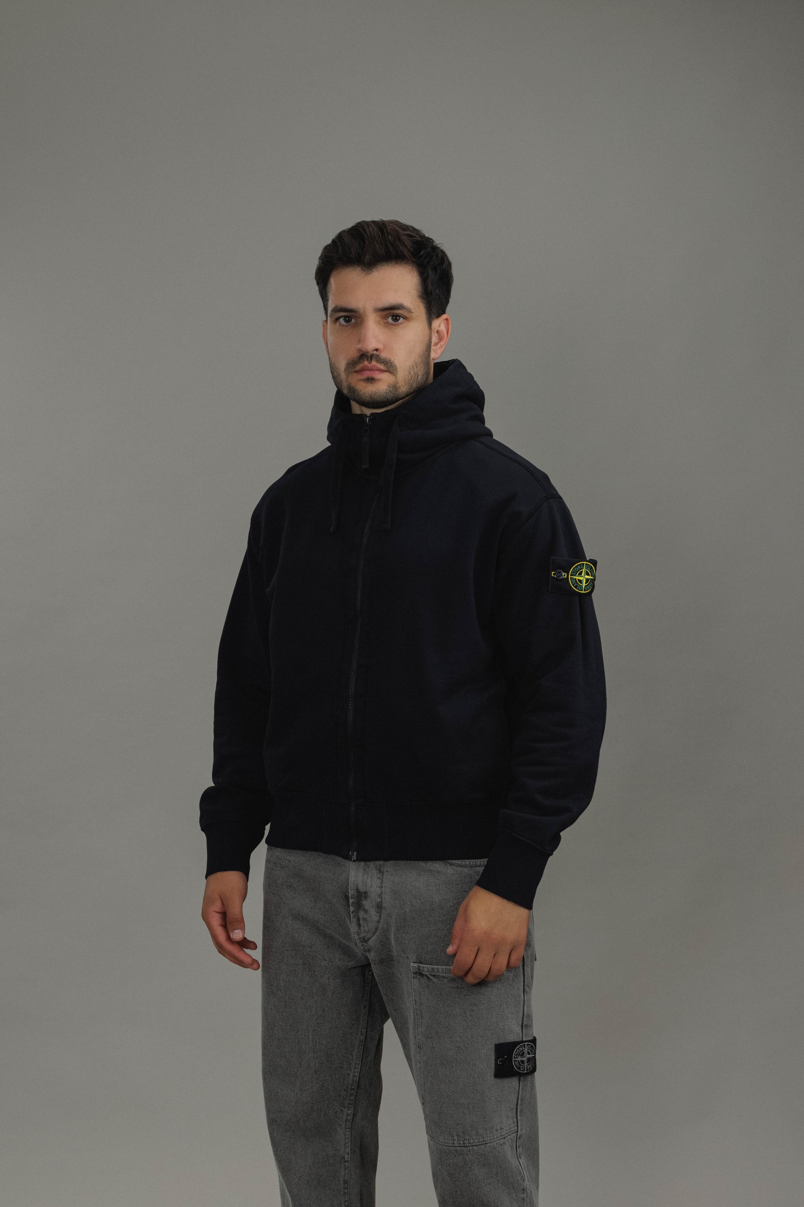 Чоловіче худі STONE ISLAND 156100009-S0051 V0029, колір чорний