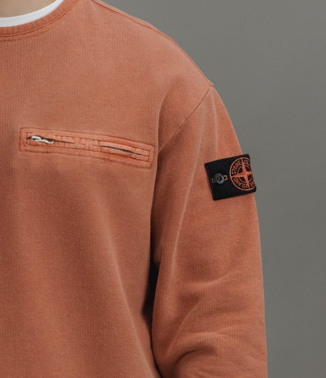 Чоловічий світшот STONE ISLAND MINERAL DYED 156100028-S00T7 V0015, колір рожевий | Ціна 33999 грн, фото 4