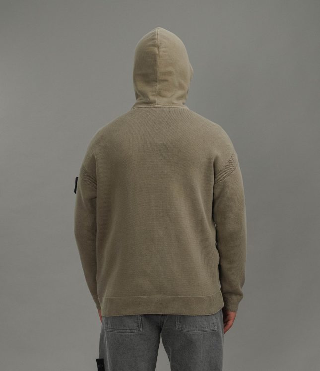 Чоловіче худі STONE ISLAND MIXED FABRIC IN MINERAL DYED 155100033-S00TB V005G, колір зелений | Ціна 47999 грн, фото 9
