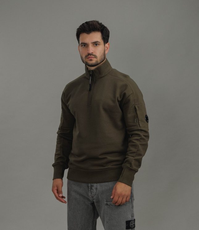 Чоловічий світшот C.P. COMPANY CMSS172A 005086W COL:683, колір зелений | Ціна 12499 грн, фото 1