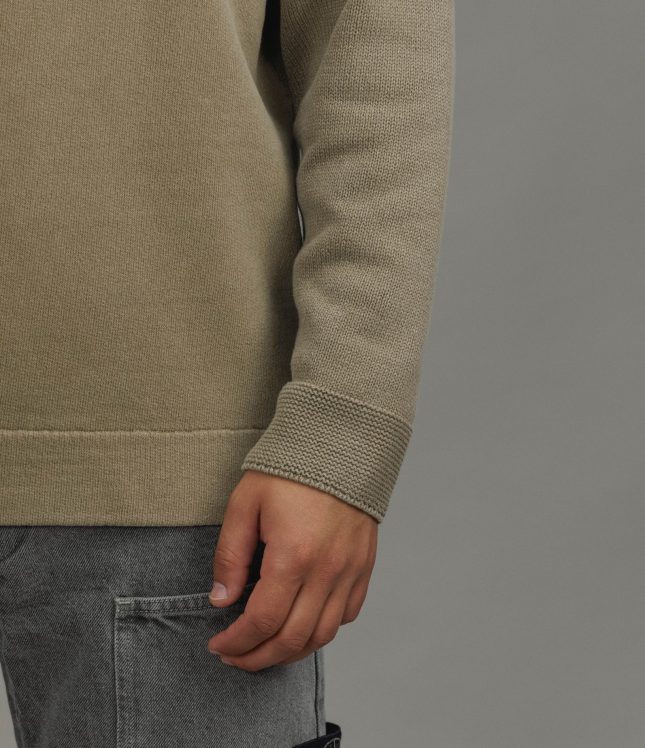 Чоловіче худі STONE ISLAND MIXED FABRIC IN MINERAL DYED 155100033-S00TB V005G, колір зелений | Ціна 47999 грн, фото 6