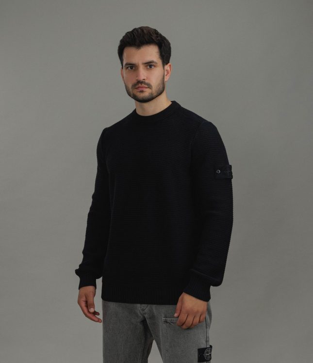 Чоловічий светр STONE ISLAND 155100032-S00FA V0029, колір чорний | Ціна 30999 грн, фото 1