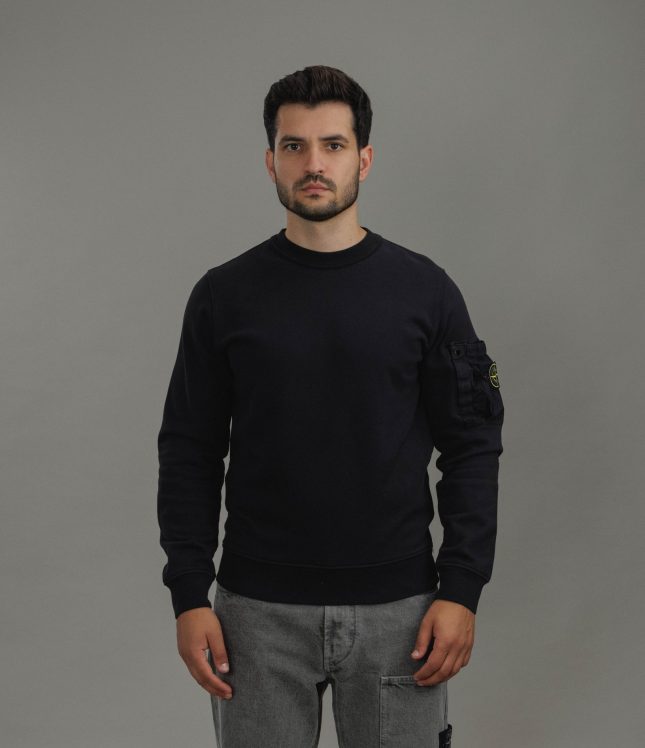 Чоловічий світшот STONE ISLAND 156100019-S0410 V0029, колір чорний | Ціна 19999 грн, фото 2