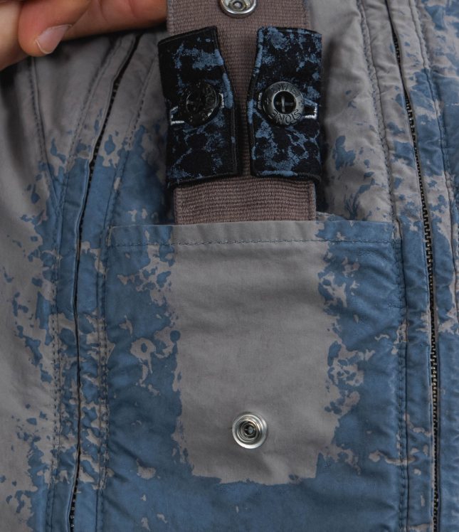 Чоловіча куртка STONE ISLAND HAND PAINTED DAVID LIGHT-TC 15Q100031-S0434 V0060, колір сірий | Ціна 112999 грн, фото 9