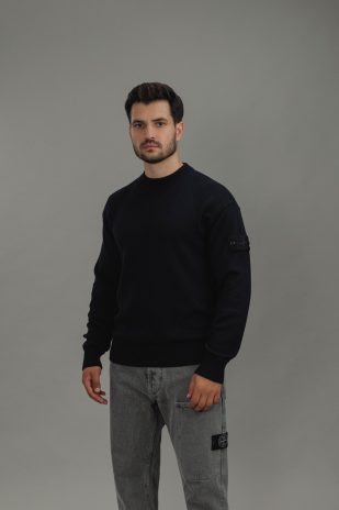 Чоловічий светр STONE ISLAND 155100063-S00FA V0029, колір чорний