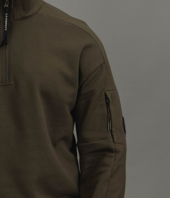 Чоловічий світшот C.P. COMPANY CMSS172A 005086W COL:683, колір зелений | Ціна 12499 грн, фото 4