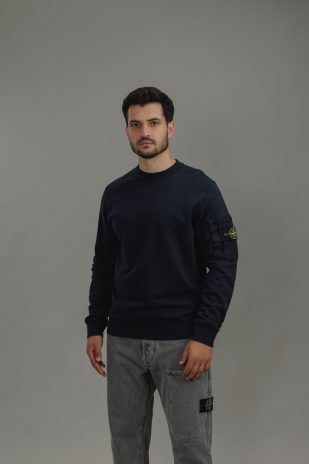 Чоловічий світшот STONE ISLAND 156100019-S0410 V0020, колір синій