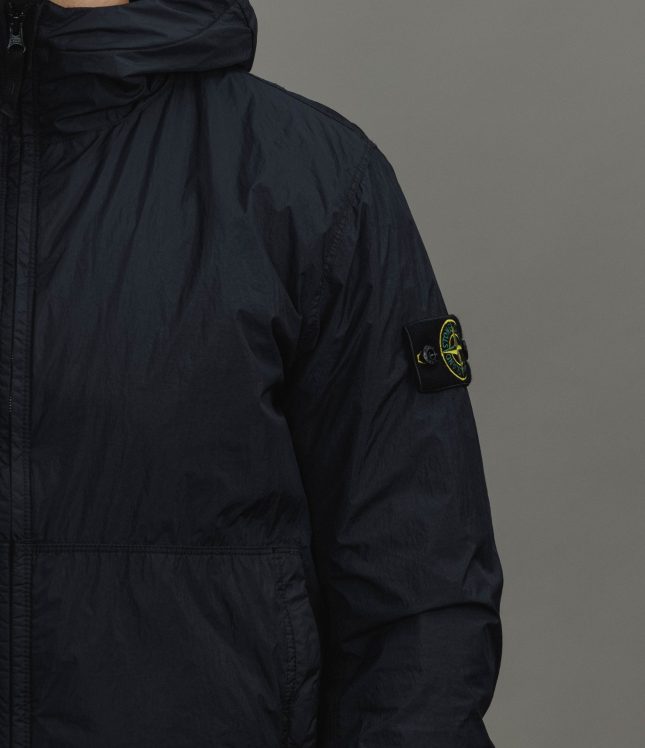 Чоловіча куртка STONE ISLAND GARMENT DYED CRINKLE REPS NY 154100110-S0A23 V0020, колір синій | Ціна 47999 грн, фото 4