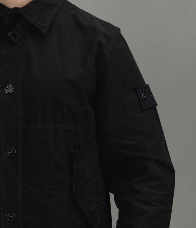 Чоловіча куртка STONE ISLAND DAVID LIGHT-TC S.I. GHOST 154100036-S0F33 V0029, колір чорний | Ціна 53499 грн, фото 6