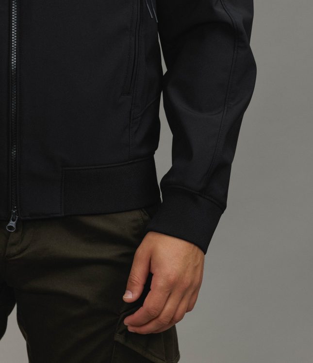Чоловіча куртка C.P. COMPANY SHELL-R MEDIUM JACKET CMOW729A 005968A COL:999, колір чорний | Ціна 20499 грн, фото 5