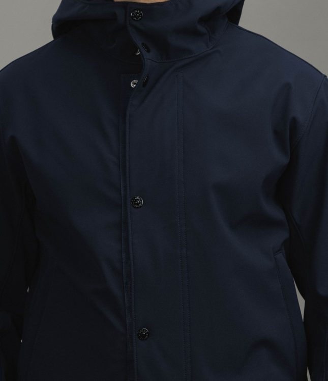 Чоловіча куртка STONE ISLAND LIGHT SOFT SHELL-R e.dye® TECHNOLOGY 154100118-S0A22 V0020, колір синій | Ціна 35999 грн, фото 3