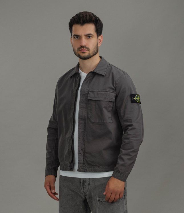 Чоловічий оверширт STONE ISLAND 151200013-S0A10 V0065, колір сірий | Ціна 27499 грн, фото 2