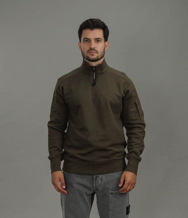 Чоловічий світшот C.P. COMPANY CMSS172A 005086W COL:683, колір зелений | Ціна 12499 грн, фото 2