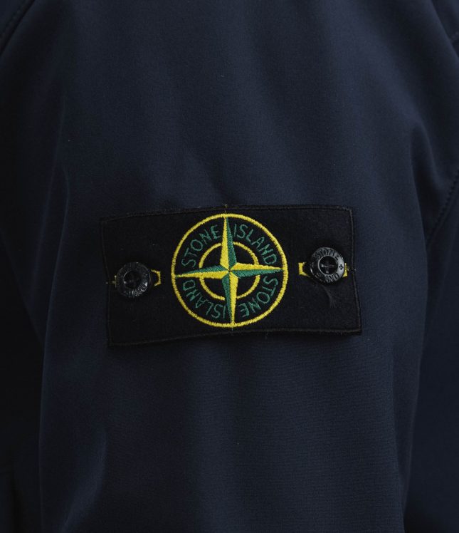 Чоловіча куртка STONE ISLAND LIGHT SOFT SHELL-R e.dye® TECHNOLOGY 154100118-S0A22 V0020, колір синій | Ціна 35999 грн, фото 7