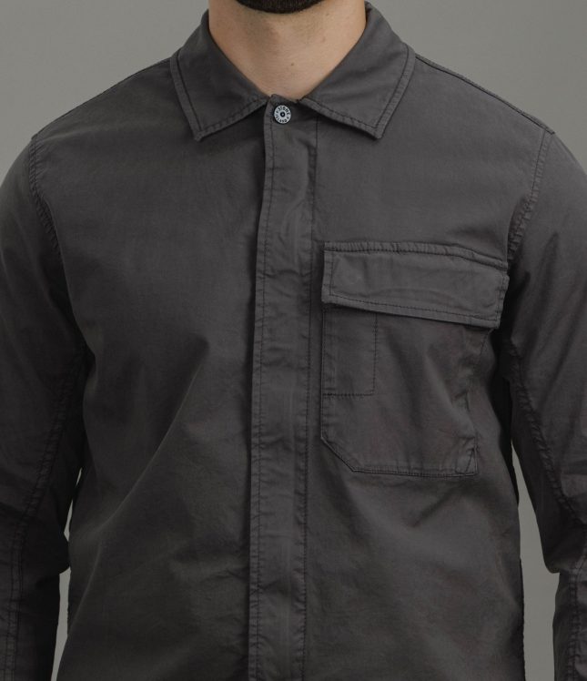 Чоловічий оверширт STONE ISLAND 151200013-S0A10 V0065, колір сірий | Ціна 27499 грн, фото 5