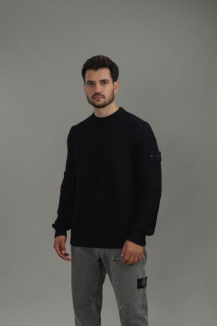 Чоловічий светр STONE ISLAND 155100032-S00FA V0029, колір чорний