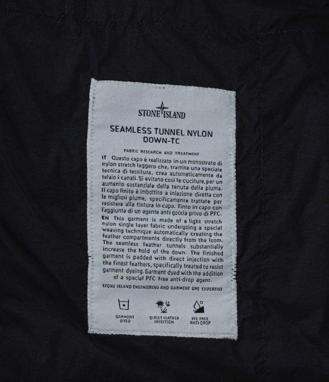Чоловіча куртка STONE ISLAND SEAMLESS TUNNEL NYLON DOWN-TC 154100107-S0183 V0029, колір чорний | Ціна 47999 грн, фото 8