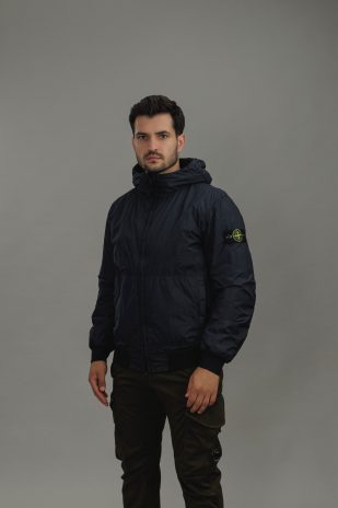 Чоловіча куртка STONE ISLAND GARMENT DYED CRINKLE REPS NY 154100110-S0A23 V0020, колір синій
