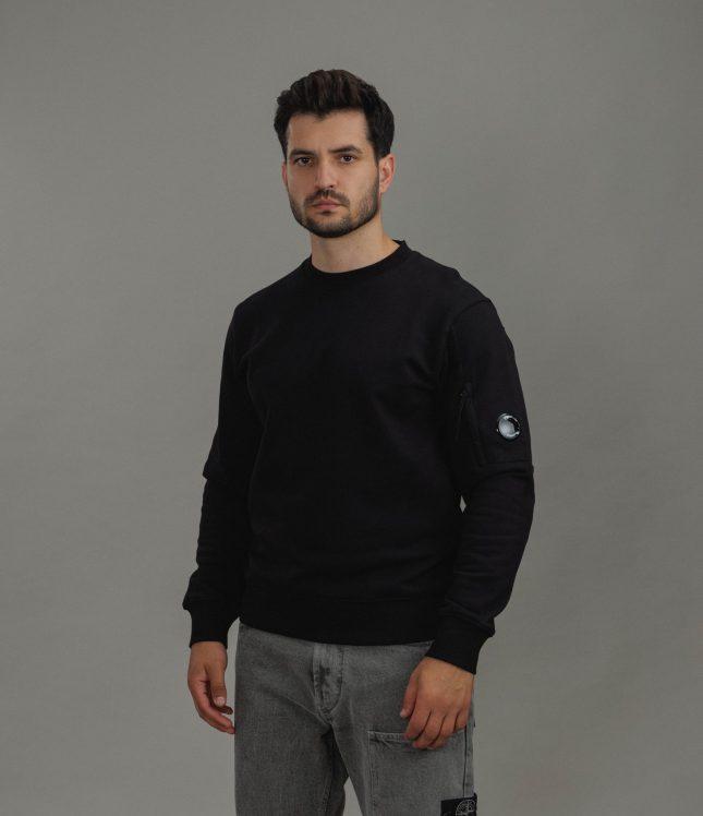 Чоловічий світшот C.P. COMPANY CMSS022A 005086W COL:999, колір чорний | Ціна 9999 грн, фото 1