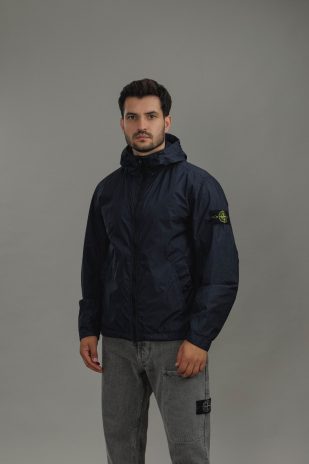 Чоловіча куртка STONE ISLAND GARMENT DYED CRINKLE REPS NY 154100001-S0A23 V0020, колір синій