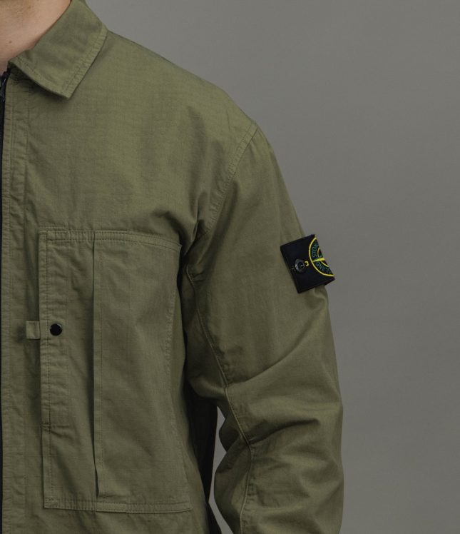 Чоловічий оверширт STONE ISLAND 151200005-S0298 V005G, колір зелений | Ціна 27499 грн, фото 6