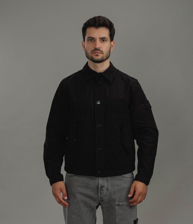 Чоловіча куртка STONE ISLAND DAVID LIGHT-TC S.I. GHOST 154100036-S0F33 V0029, колір чорний | Ціна 53499 грн, фото 3