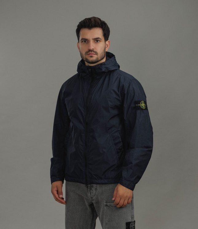 Чоловіча куртка STONE ISLAND GARMENT DYED CRINKLE REPS NY 154100001-S0A23 V0020, колір синій | Ціна 35999 грн, фото 1